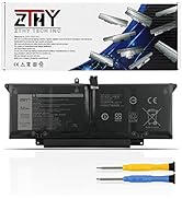 ZTHY 52Wh JHT2H Laptop Battery Compatible with Dell Latitude 7310 7410 Series Notebook P34S P34S0...