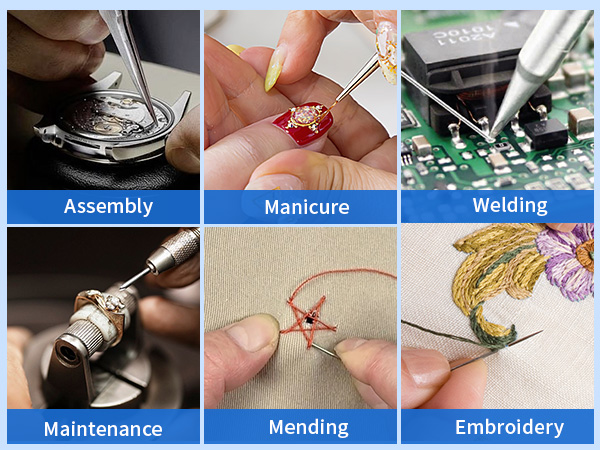 lighted magnifying glasses