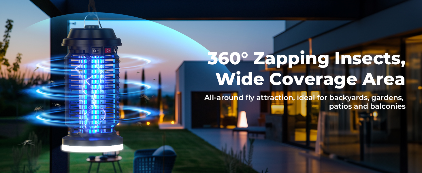 Bug Zapper Outdoor Indoor WaterproofBug Zapper Outdoor Indoor Waterproof