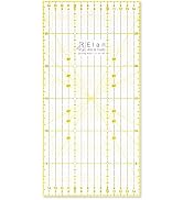 Elan Patchwork Ruler 30 cm x 15 cm, Quilting Rulers, Metric Ruler, Acrylic Ruler, Sewing Ruler fo...