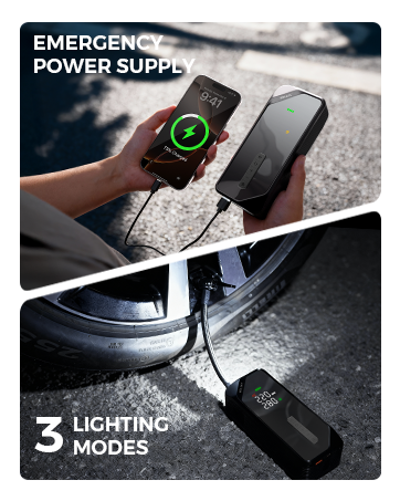 portable tire inflator