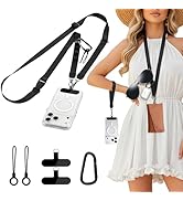 CACOE Multifunctional Cell Phone Lanyard - 3-in-1 Detachable Adjustable Crossbody Strap &amp; Neck La...