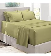 Hearth &amp; Harbor Extra Deep Pocket Queen Sheets Sets - Fits Mattress 18-24 Inches Deep - Extra Dee...