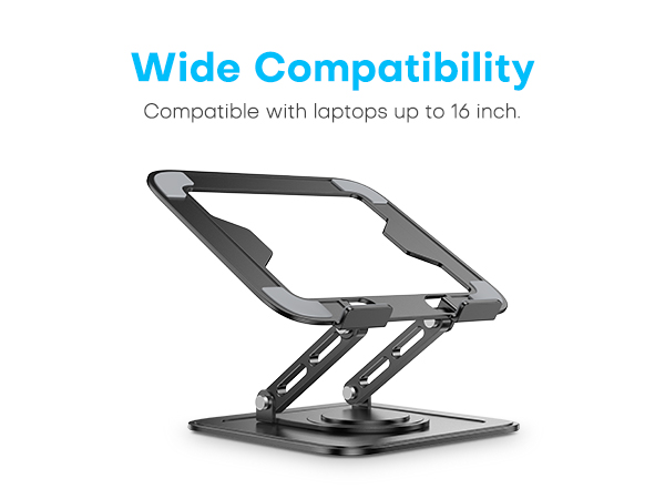 Aluminum alloy laptop stand,Ergonomic laptop stand,Compatible with a wide range of laptop stands