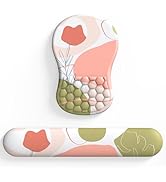 eulps Mouse Pad with Wrist Rest, Ergonomic Memory Foam Keyboard Wrist Pad & Mousepad Wrist Suppor...