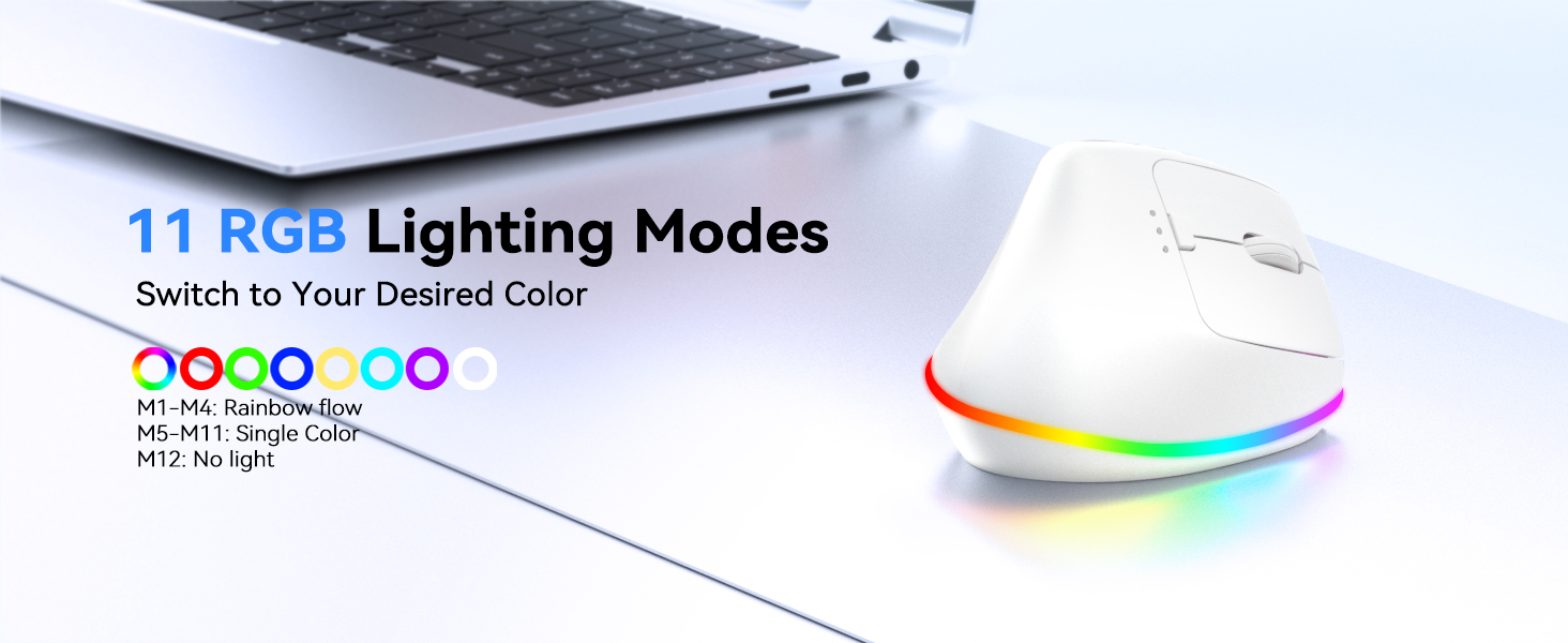 mouse with multicolor