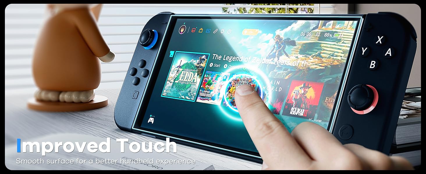 switch 2 screen protector tempered glass