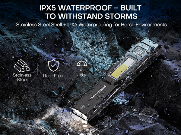 flat flashlight rechargeable