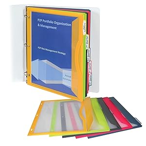 Write-on Binder Pockets