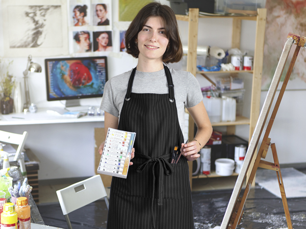 ROTANET Stripe Stretch Apron