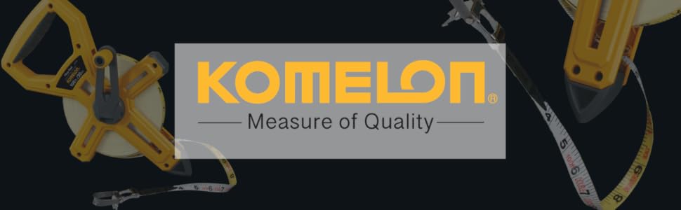 Komelon, komelon tape measure, long tapes, komelon long tapes, hand tools, tools, komelon tools