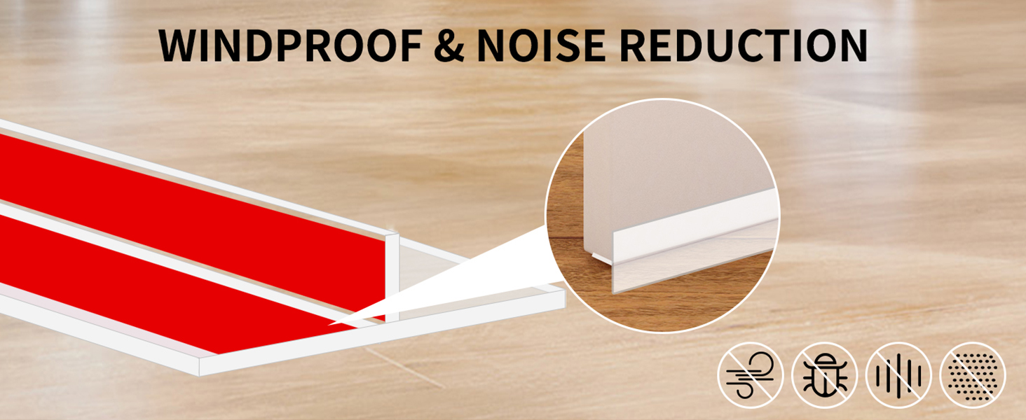 door draft stopper