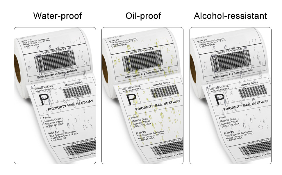 4x6 thermal direct shipping labels