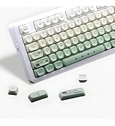 AKepopery PBT Keycaps Smart Cube Theme Custom Keyboard Key caps 60 75 100%, 5 Side Dye Sublimatio...