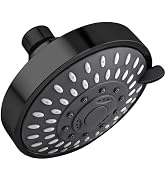 RULNFICHY High Pressure Shower Head - Adjustable Bathroom Fixed Rain Showerhead with Swivel Brass...