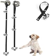 Pack of 2 Upgraded Puppy Bells Doorbells for Door Knob, Dog Bells for Potty Training-Louder Jingl...