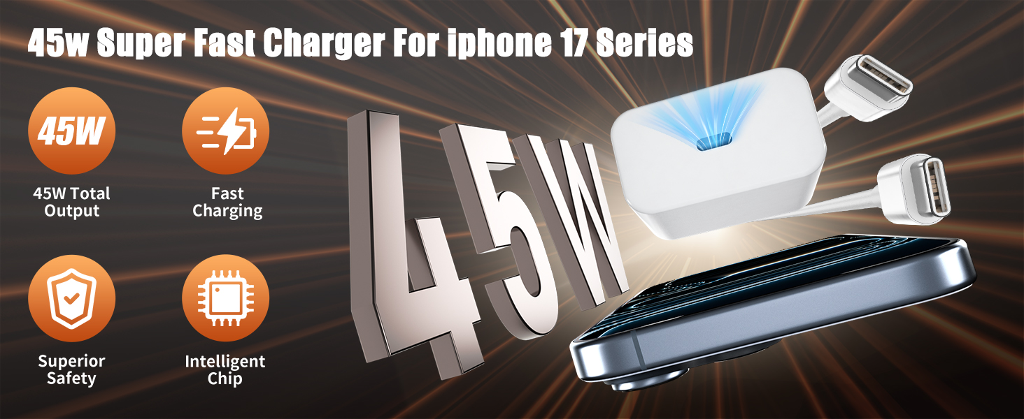 iPhone 17 16 Pro Max Charger Fast Charging