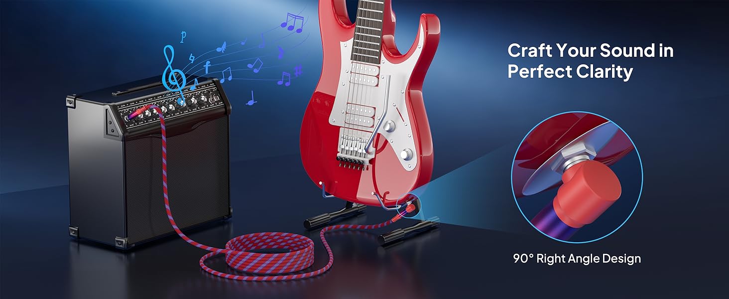 amp cord for electric guitar