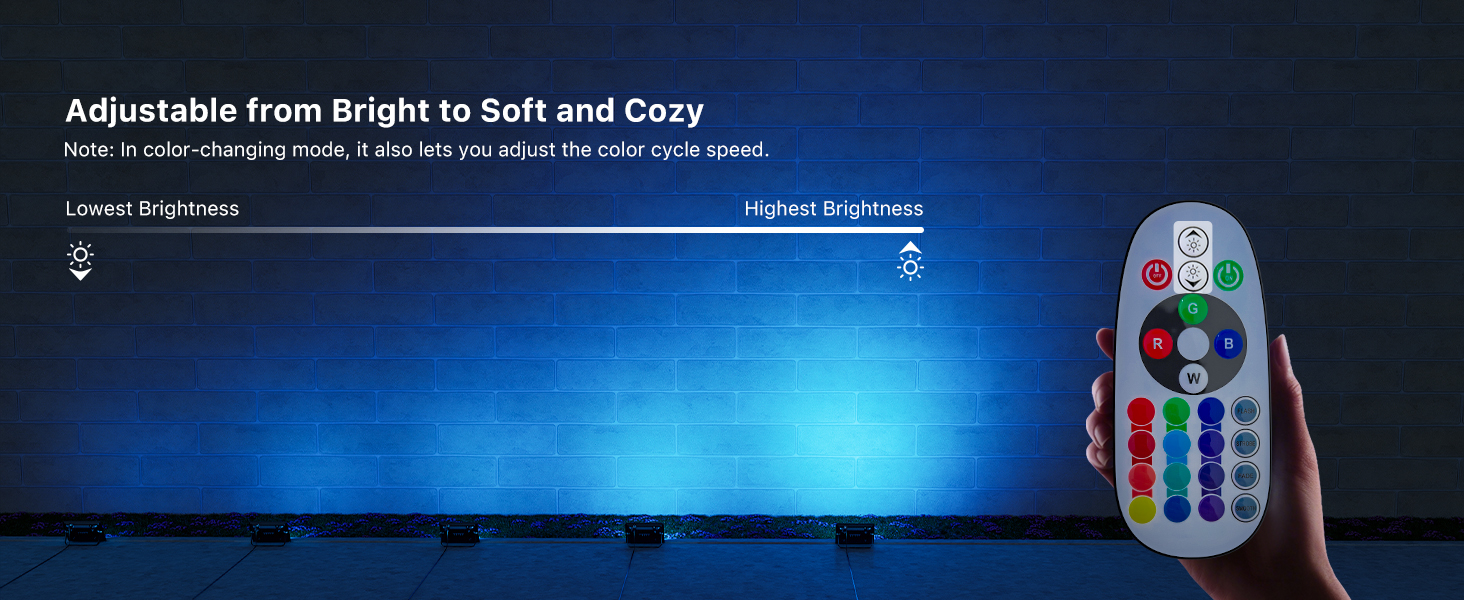 bright color floodlight