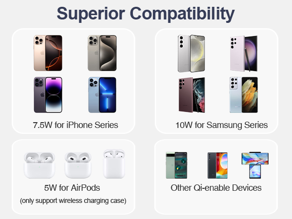 wireless charging desk pad