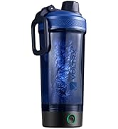 VOLTRX Shaker Bottle, Gallium USB C Rechargeable Electric Protein Shake Mixer, Shaker Cups for Pr...