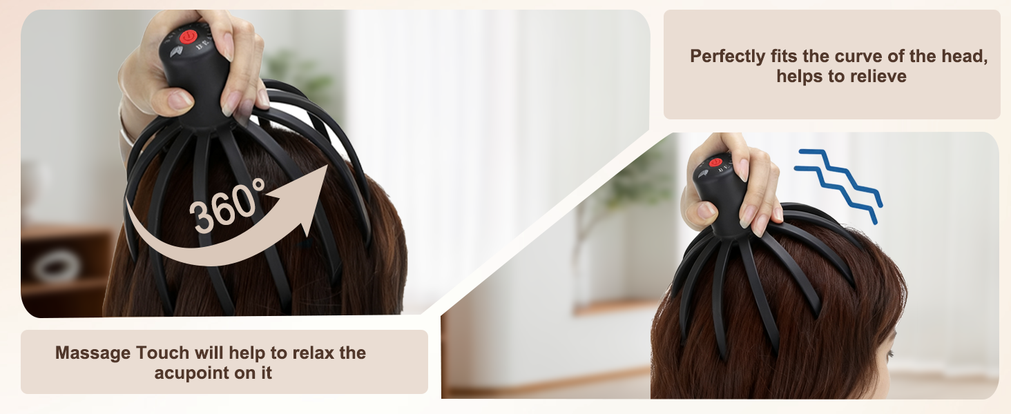 electric scalp massager