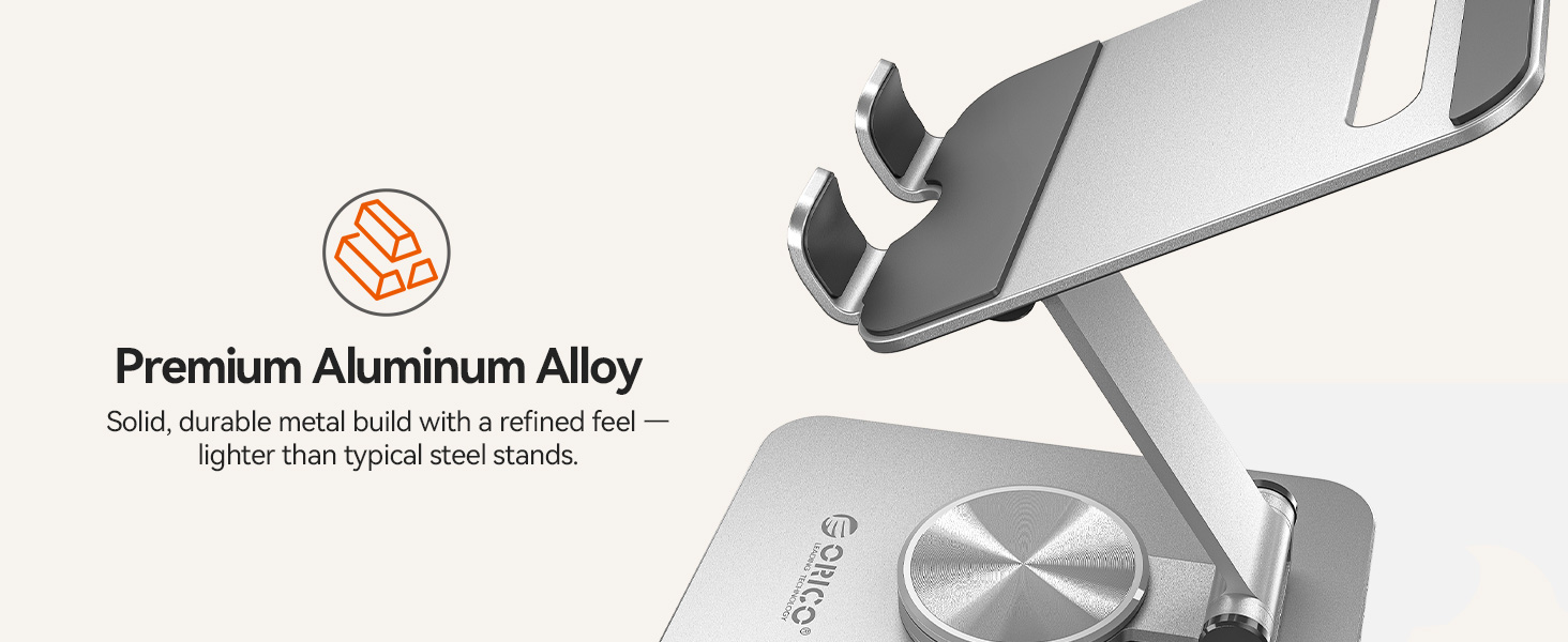 aluminum phone stand for desk