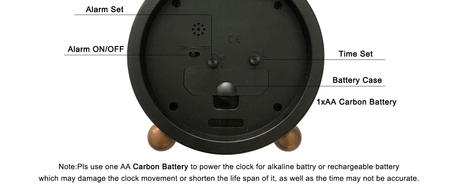 gold alarm clocks for bedrooms analog alarm clock vintage alarm clock