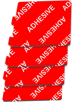 4 Pcs Dashcam Adhesive Replacement Pads