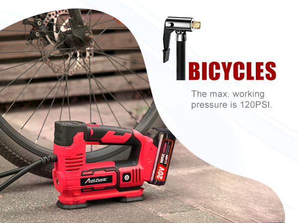 tire pump for car and bike