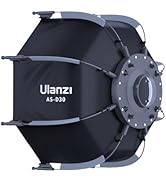Ulanzi AS-D30 30cm Mini Bowens Mount Octagon Softbox Octagonal Speedlite, Studio Flash, Speedligh...