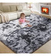 Luxury Shag Area Rug, 5X8 Ft Indoor Ultra Soft Plush Rugs for Living Room, Carpet for Kids Boys G...
