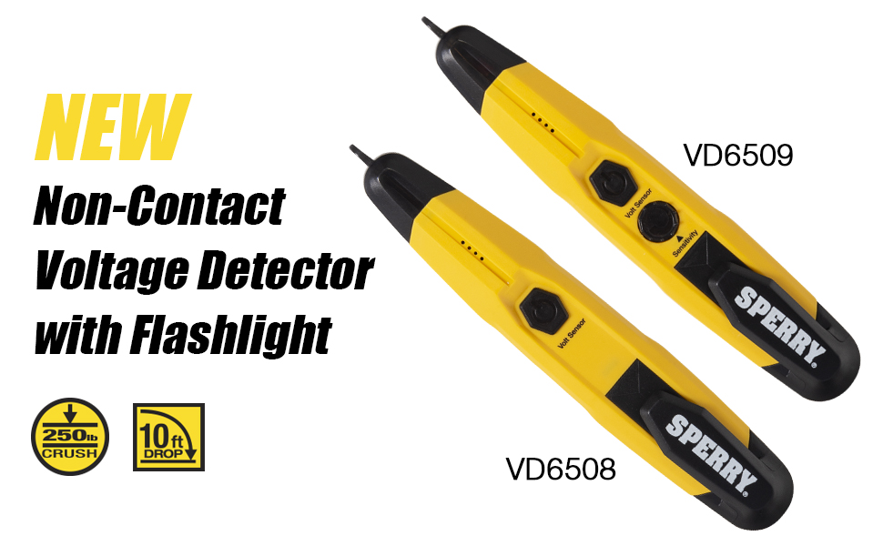 New Non-Contact Voltage Detectors with Flashlight
