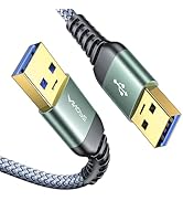 AINOPE USB to USB Cable, 3.3FT USB 3.0 A to A Male to Male Cable [Never Rupture] Double End Type ...