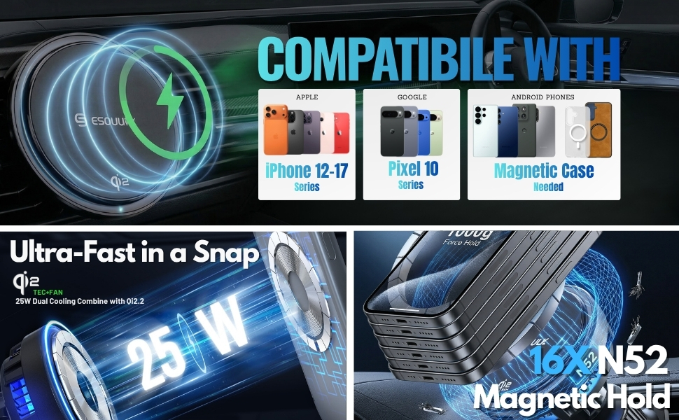 magsafe wireless phone charger for tesla