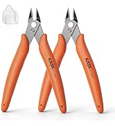 KATA Micro Wire Cutters Pliers: Precision Flush Cutter Tool for Jewelry Making, Hobby Models, Gun...