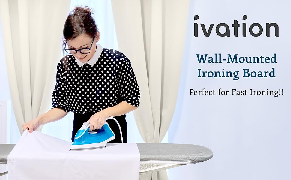 wall mounted ironing board