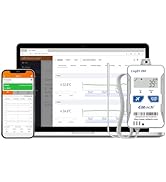 Elitech 4G Reusable Real-time Temperature Humidity Data Logger Light/Shock/GPS, Built-in SIM Card...