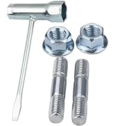 13 x 19 mm Chainsaw Wrench Scrench and M8 Bar Stud Nut Pair for Chinese Chainsaw 4500 5200 5800 4...