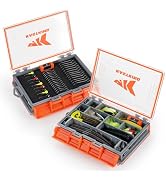 KastKing HyperSeal 3500 Double-Sided Waterproof Fishing Tackle Box – Adjustable Dividers, EVA Foa...