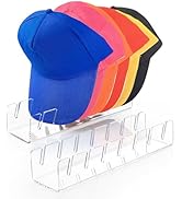 CHENYAOAI 2 Pack Hat Stand for Baseball Caps Display and Organizer, No Install Acrylic Hat Holder...