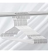 Seropy Coat Hangers Clothes 10 Pack Wire Hangers Heavy Duty Stainless Steel Hangers with Non Slip...