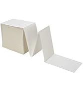 MFLABEL Fanfold 4" x 6" Direct Thermal Labels White Perforated Shipping Labels,4 Stacks,Total 400...