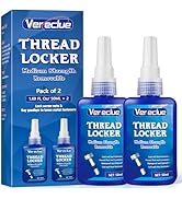 Thread Lock, 50ml*2, Medium Strength Threadlocker, Thread Locker for Nuts, Bolts, Metal Fasteners...