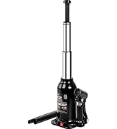 Torin 4 Ton (8,000 LBs) Double Ram Welded Hydraulic Car Bottle Jack for Auto Repair and House Lif...