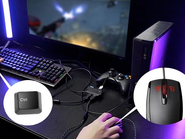 wired keyboard and mouse adapter