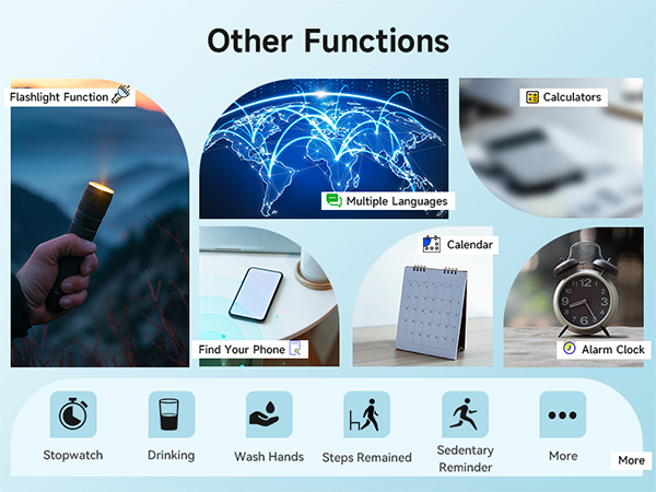1.8&amp;#34; Smartwatch with Heart Rate/SpO2/Sleep/Stress, Smart Watches for Men for Android &amp;amp; iPhone