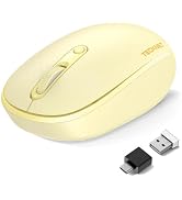 TECKNET Wireless Mouse,Bluetooth Mouse (BT5.3/5.0 &amp; 2.4G) with USB Receiver Silent Optical Comput...