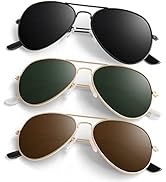 ANZIW Pilot Sunglasses for Men Women,Lightweight Metal Frame,Polarized UV400 Protection Sun Glasses