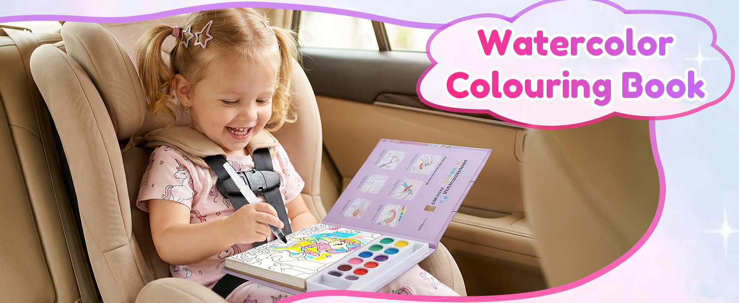 CMTOOP Paint with Water Coloring Books for Kids